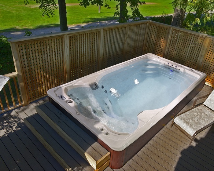 Плавательный спа бассейн Jacuzzi swimlife 14ft swim fit (рис.3) Плавательный спа бассейн Jacuzzi swimlife 14ft swim fit (рис.3)